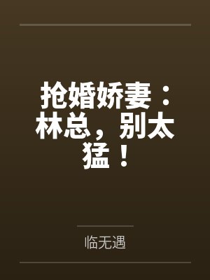 抢婚娇妻：林总，别太猛！封面